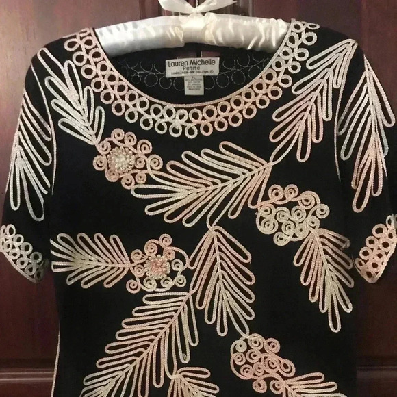LAUREN MICHELE TOP PETITE LARGE PREOWNED - Picture 1 of 6